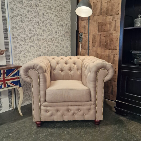 Chesterfield Brighton Fauteuil - Pitch Sand