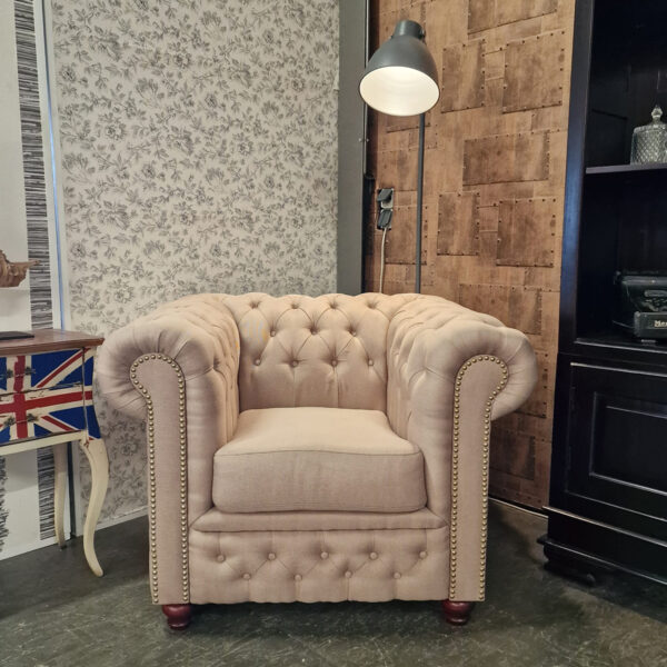 Chesterfield Brighton Fauteuil - Pitch Sand