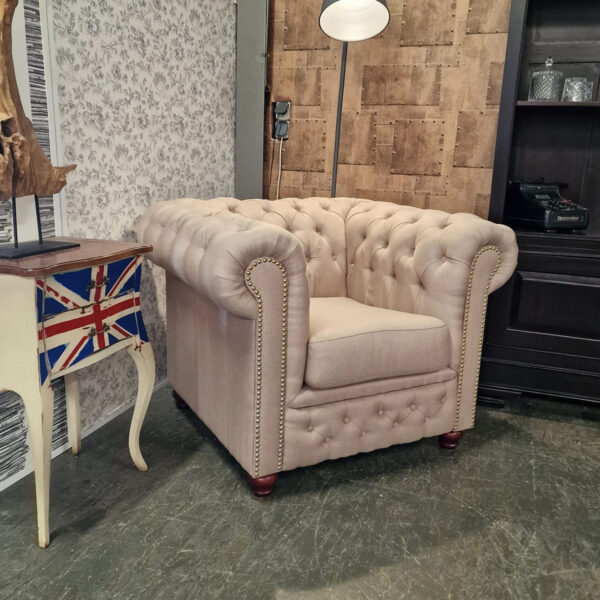 Chesterfield Brighton Fauteuil - Pitch Sand