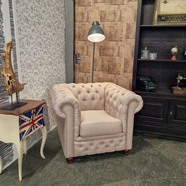 Chesterfield Brighton Fauteuil - Pitch Sand