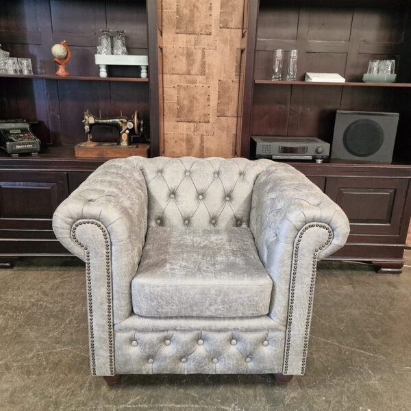 Chesterfield Brighton fauteuil - Yacht steel