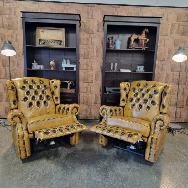 Chesterfield Tremblay Relaxfauteuil - Antiek whiskey