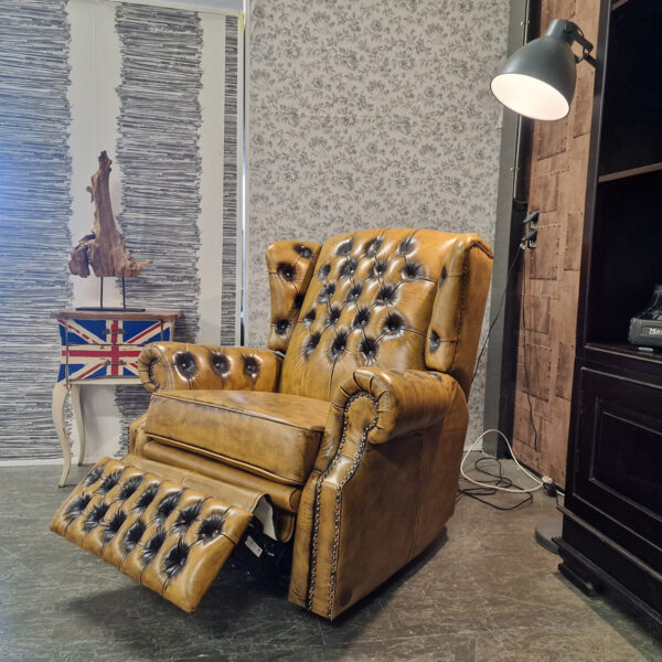 Chesterfield Tremblay Relaxfauteuil - Antiek whiskey