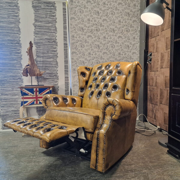 Chesterfield Tremblay Relaxfauteuil - Antiek whiskey