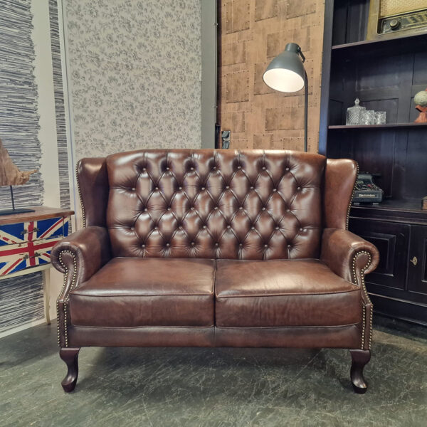 Chesterfield Sint James 2-zits - Antiek Bruin