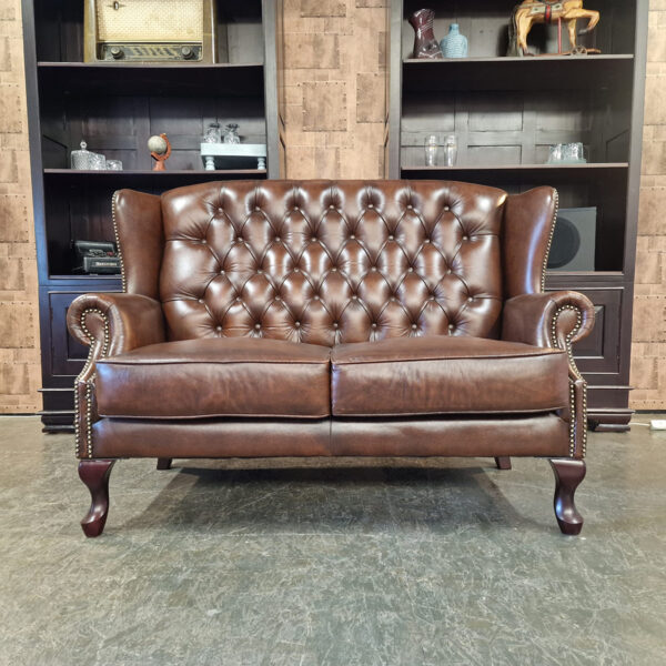 Chesterfield Sint James 2-zits - Antiek Bruin
