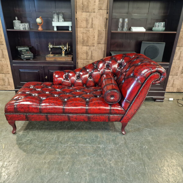 Chesterfield Daybed - Antiek Rood (SA)
