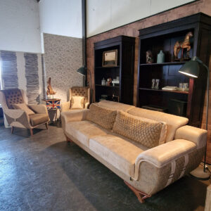 Chesterfield Dareton 3-zits + 2 fauteuils - Beige