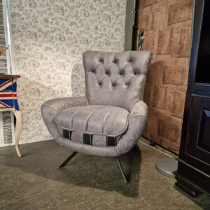 Chesterfield Aldinga fauteuil - Grijs