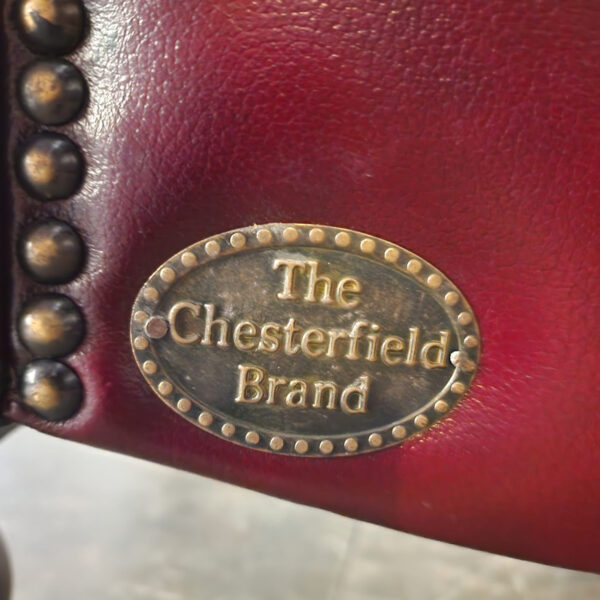 Chesterfield Bolton fauteuil - Antiek rood