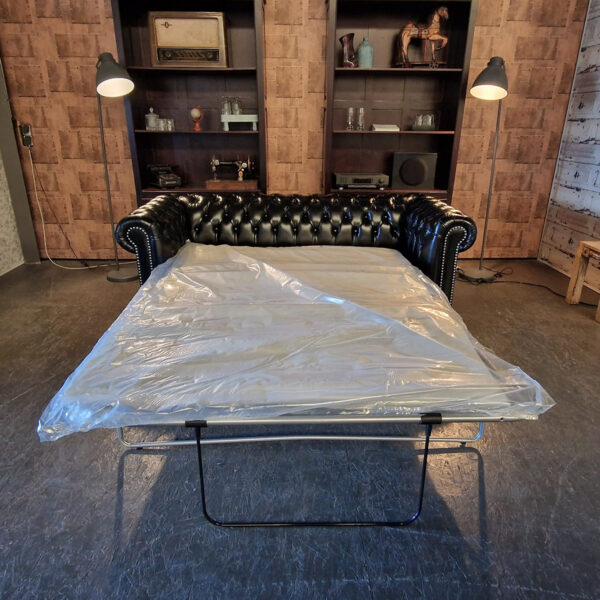 Chesterfield Brighton slaapbank - Zwart