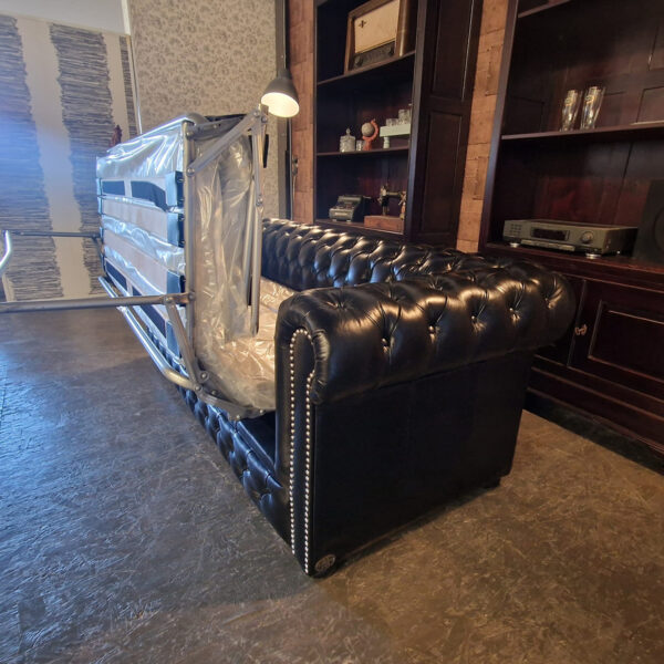 Chesterfield Brighton slaapbank - Zwart