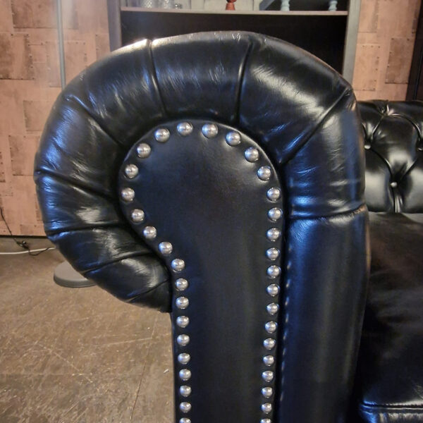Chesterfield Brighton slaapbank - Zwart