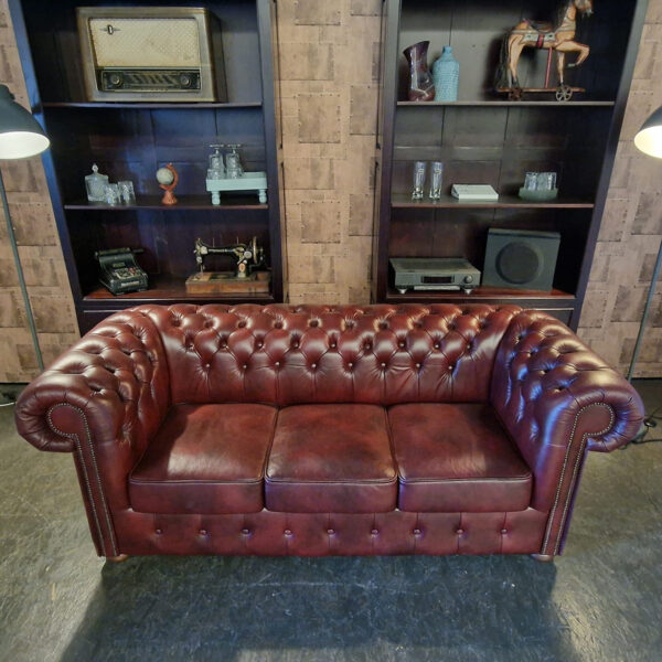 Chesterfield Basic 3-zits - Cloudy Red