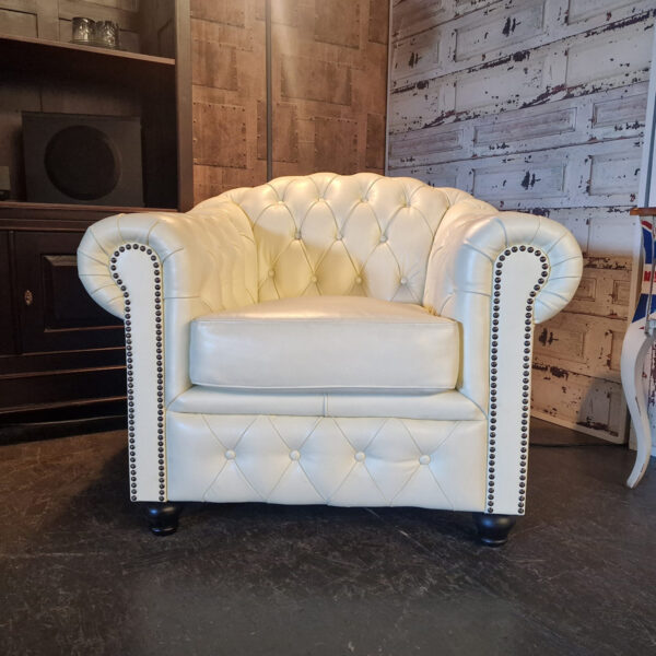 Chesterfield Melbourne set 1+1 zits - Crème white