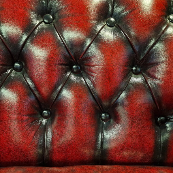 Chesterfield Bolton fauteuil - Antiek rood