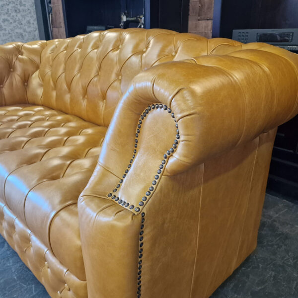 Chesterfield Stamford 3-zits - Old english parchment