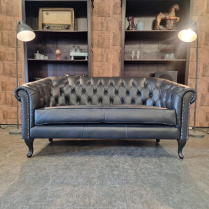 Chesterfield Hampton 2-zits - Zwart