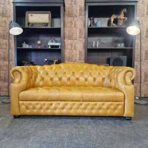 Chesterfield Stamford 3-zits - Old english parchment