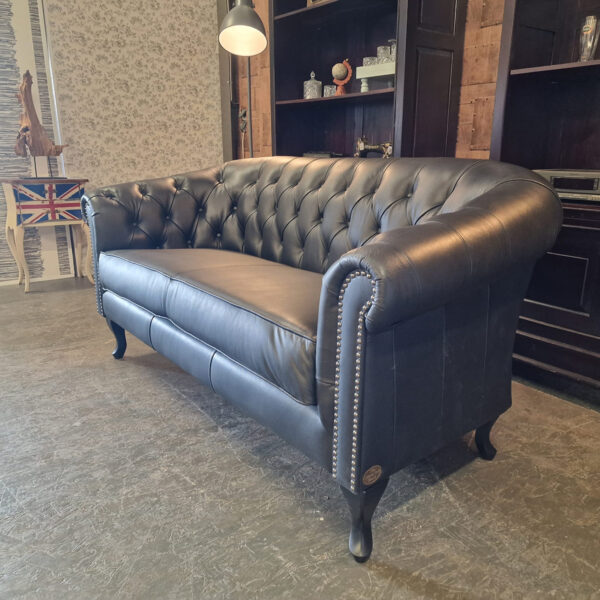 Chesterfield Hampton 2-zits - Zwart