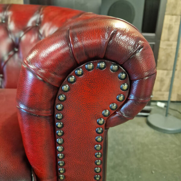 Chesterfield Hampton 3-zits - Antiek rood