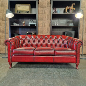 Chesterfield Hampton 3-zits - Antiek rood
