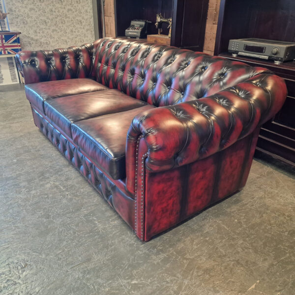 Chesterfield Melbourne 3-zits - Antiek Rood (SA)
