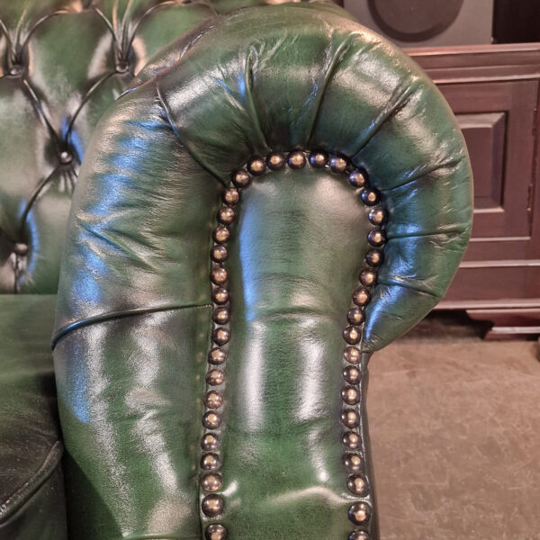Chesterfield Charlston 2-zits - Antiek groen