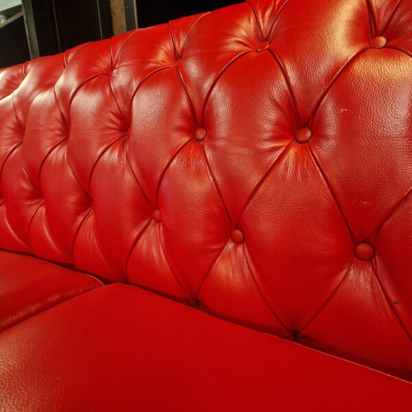 Chesterfield Melbourne Set 2 + 3 zits - Rood