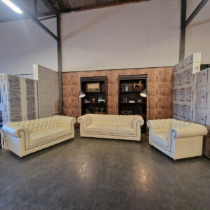 Chesterfield Cresswell Set 1+2+3 zits - French White