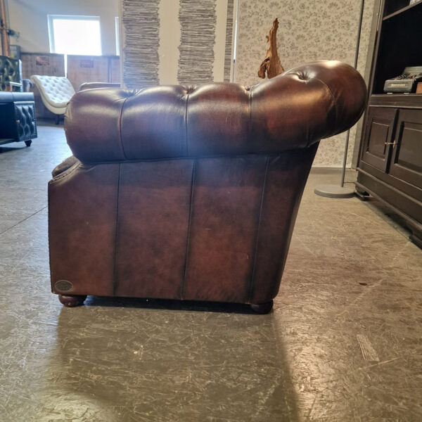 Chesterfield Charlston fauteuil - Antiek bruin