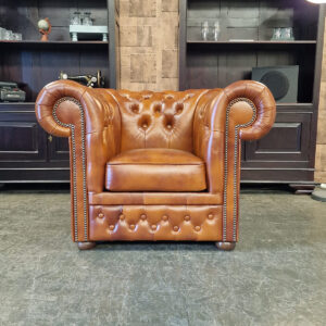 Chesterfield First Class fauteuil - Cloudy brown old