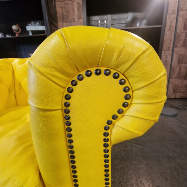 Chesterfield Brighton fauteuil - Geel