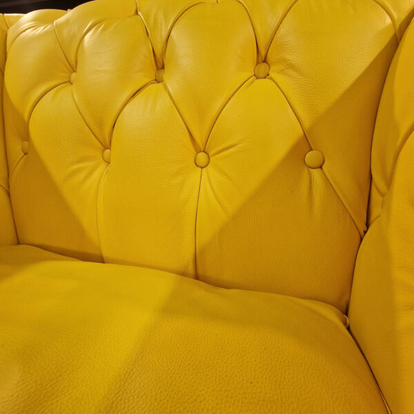 Chesterfield Brighton fauteuil - Geel