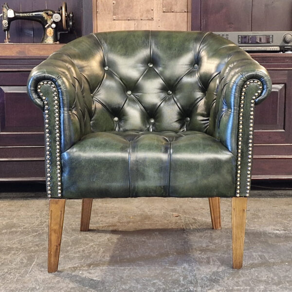 Chesterfield Club chair - Antiek groen