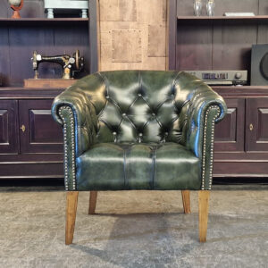 Chesterfield Club chair - Antiek groen