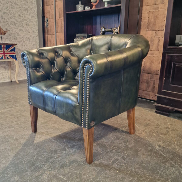 Chesterfield Club chair - Antiek groen