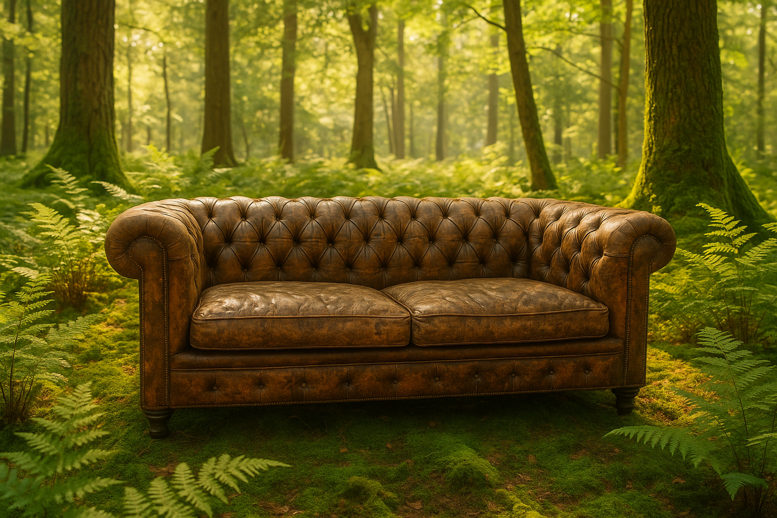 Chesterfield leren bank: een tijdloze investering in wooncomfort en duurzaamheid