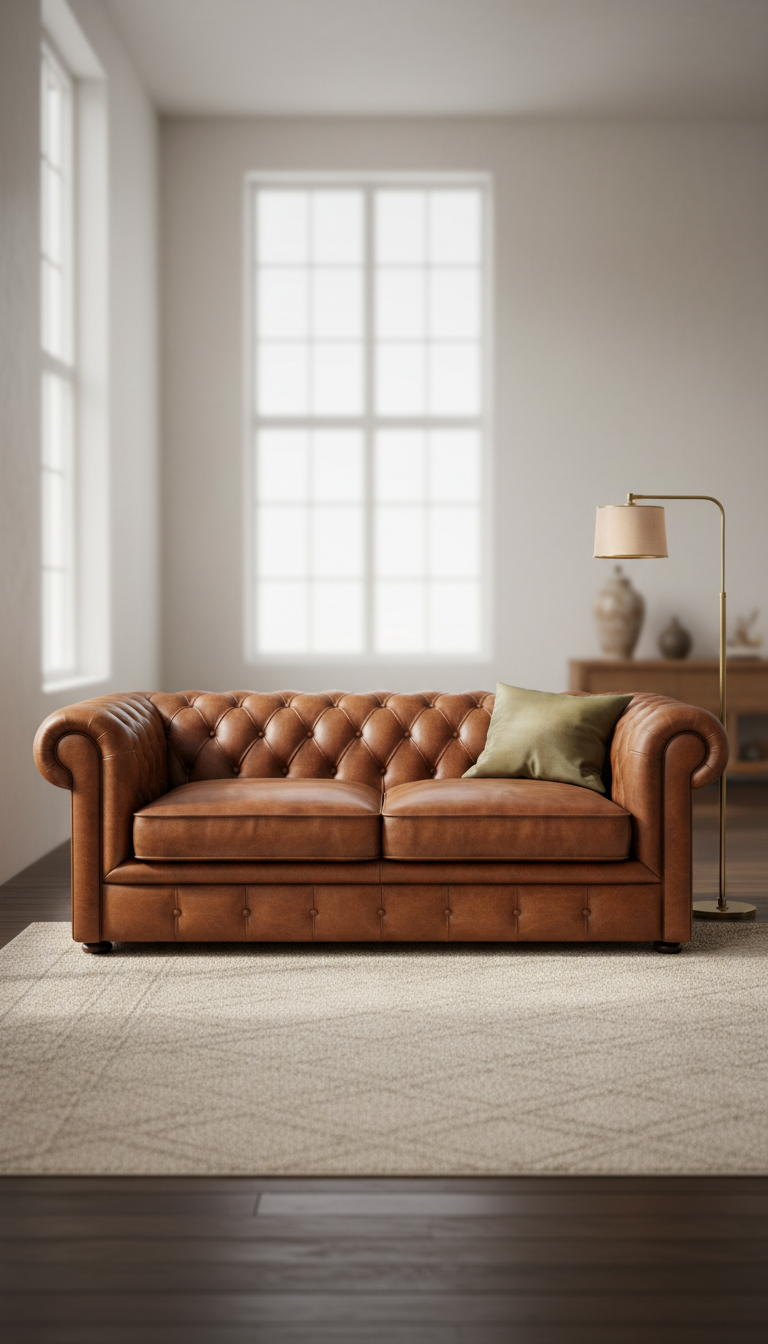 Waarom een blauwe Chesterfield sofa de investering waard is: kwaliteit, vakmanschap en duurzaamheid