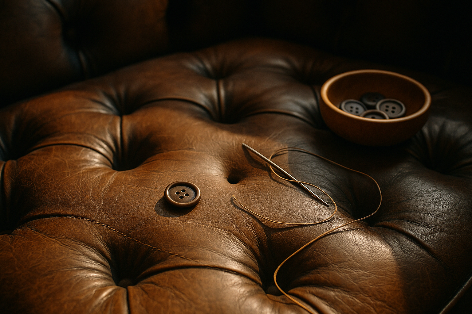How to Reattach a Loose Button on Your Chesterfield Sofa: A Step-by-Step Guide