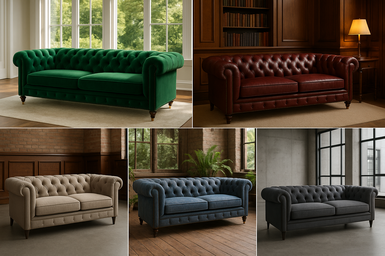 How to Choose the Perfect Chesterfield Sofa Color for Your Living Space