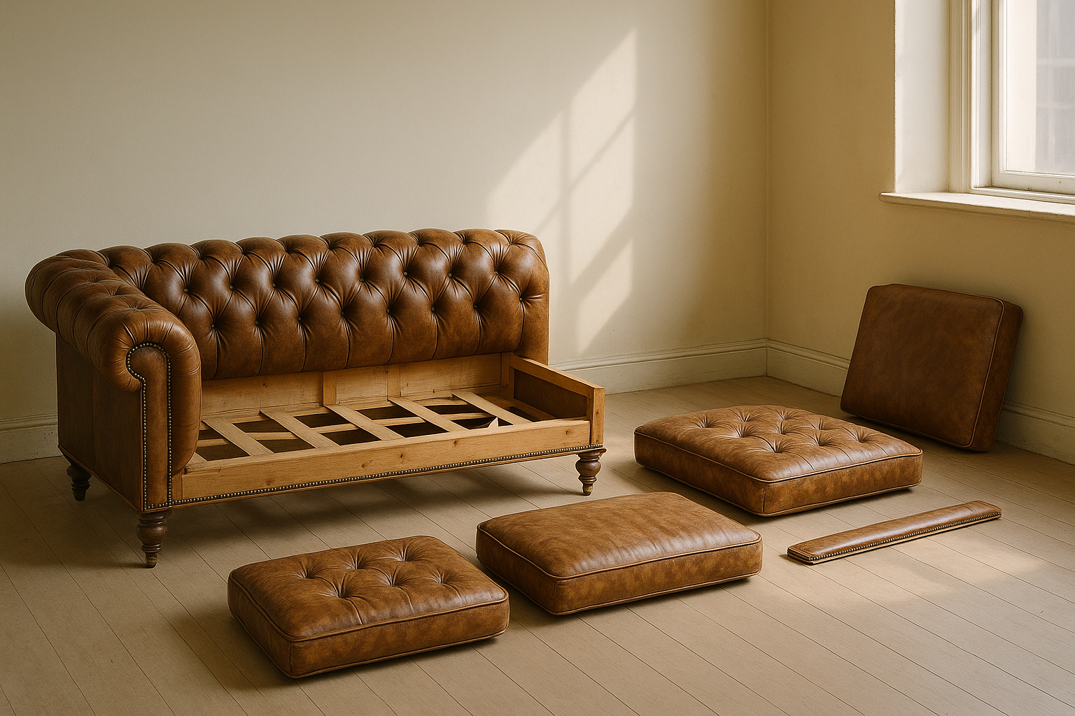 A Guide to Disassembling Your Chesterfield Sofa for Moving and Renovation