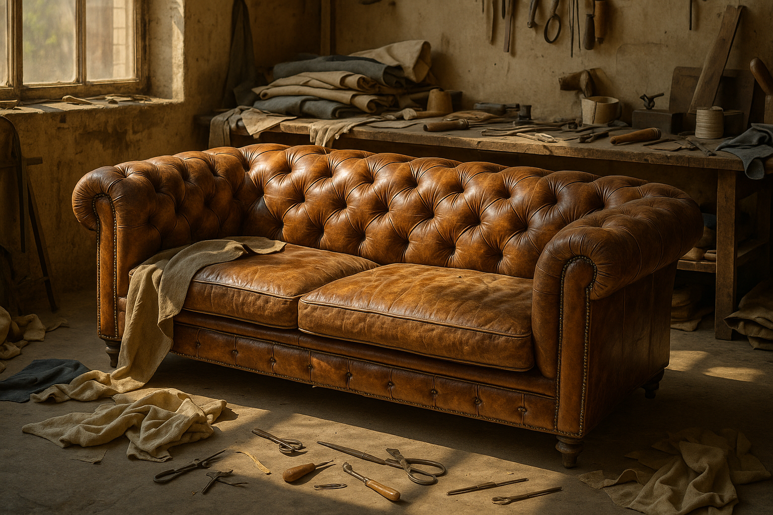 A Step-by-Step Guide to Reupholstering Your Chesterfield Sofa ...