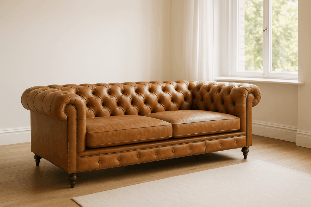 Chesterfield Sofa Upholstery Guide: Leather vs. Velvet for 2025 ...