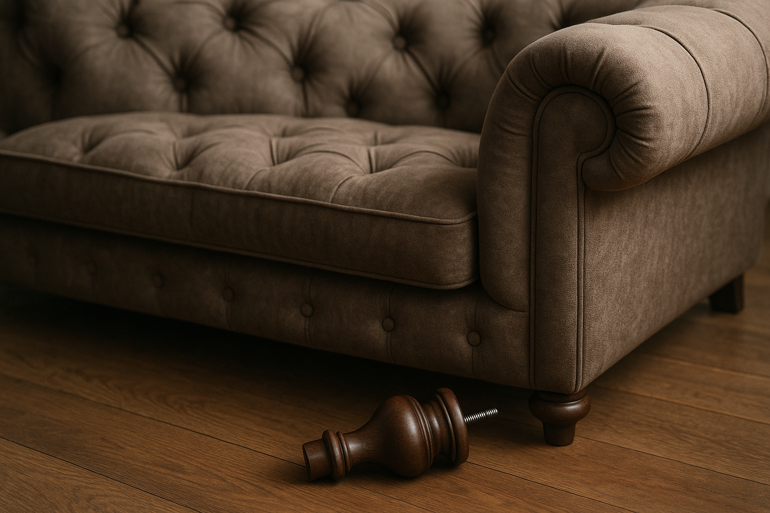 How to Safely Remove and Reattach the Legs on Your Chesterfield Sofa ...