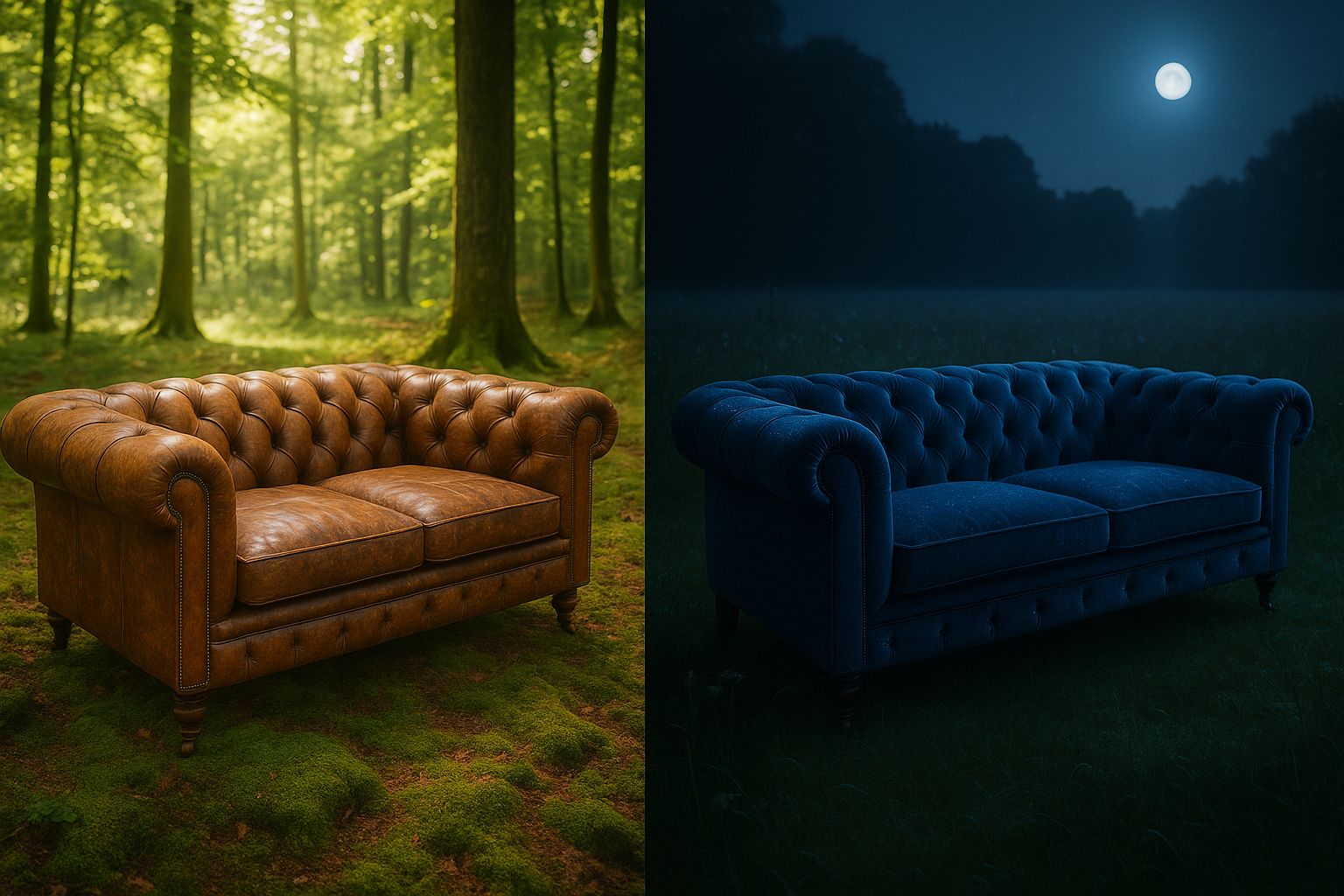 Leather vs. Velvet: Choosing the Right Upholstery for Your Chesterfield Sofa