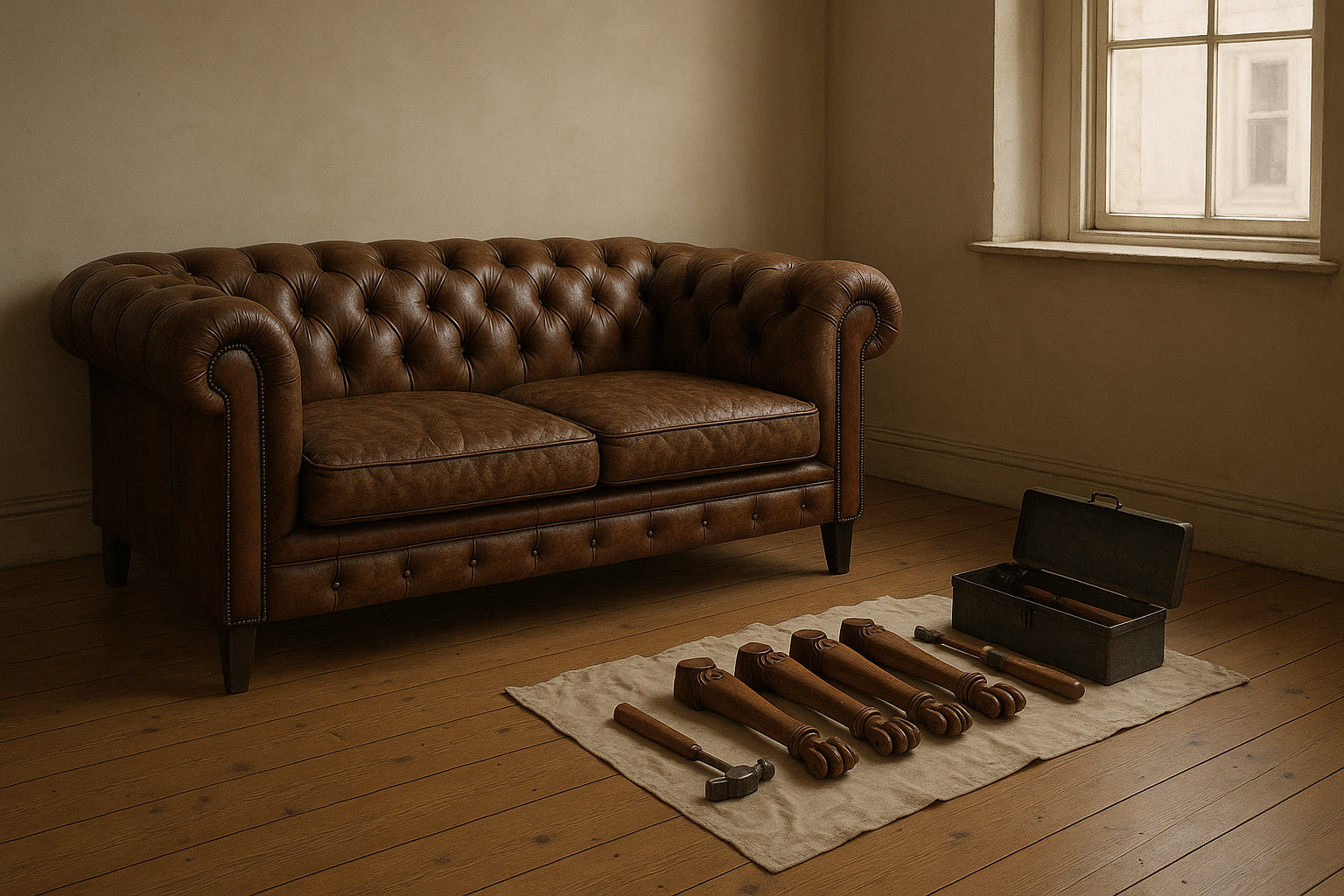 How to Safely Remove and Reattach Chesterfield Sofa Legs for Moving