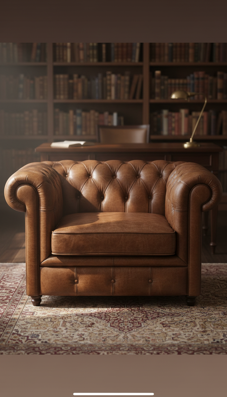How to Choose the Right Leather Chesterfield Sofa for Your Room’s Layout