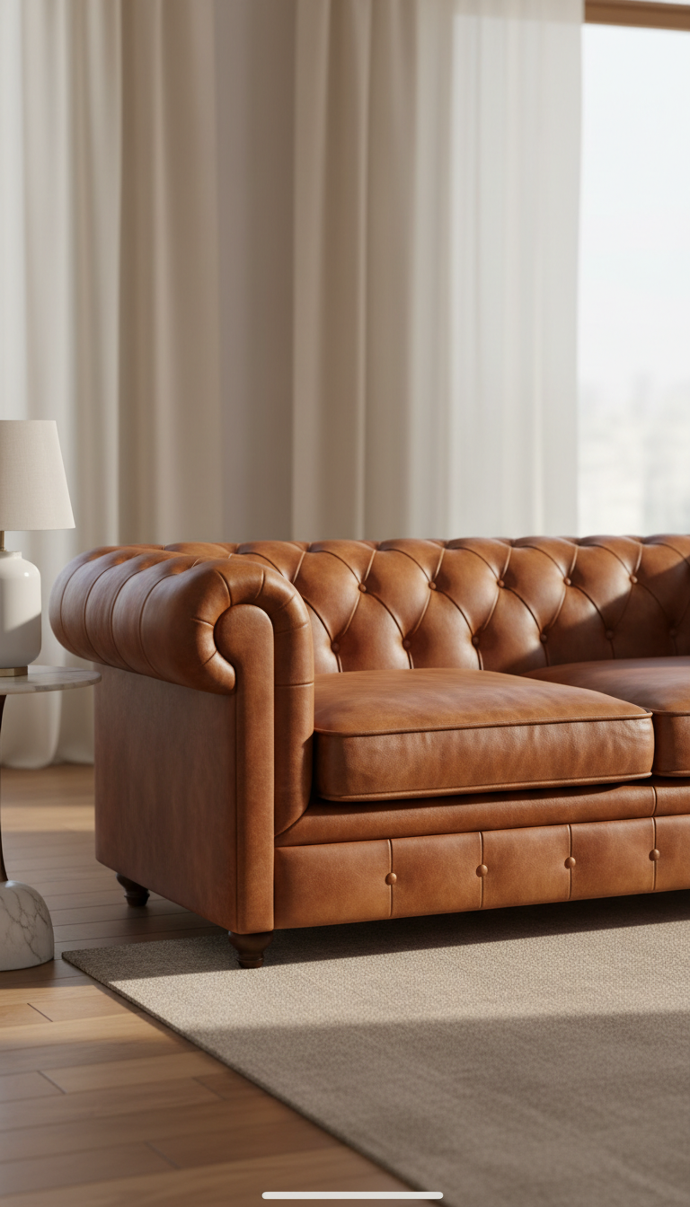 Chesterfield Sofa vs. Brand Names: How to Spot Authentic Construction