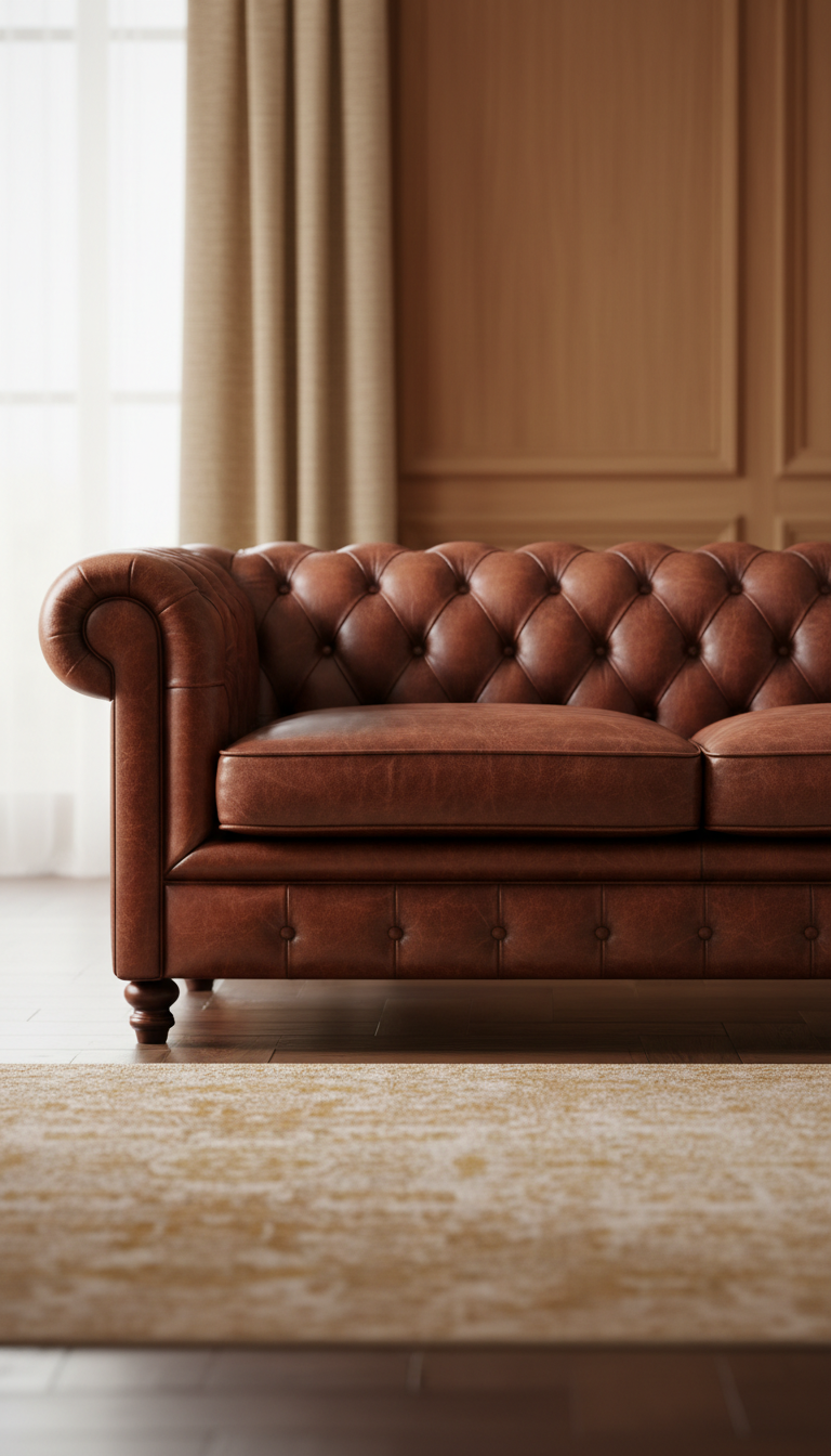 Identifying a Chesterfield Sofa by Its Springs and Webbing